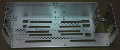 Zinc Plated Steel Chassis with Card Guides