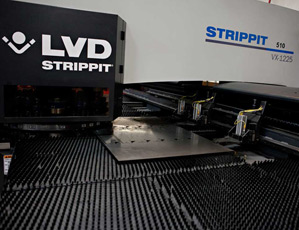 LVD Strippit CNC Punched Sheet Metal